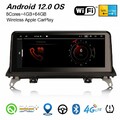 10,25" Android 13 Autoradio GPS Navi 8-Kern 4+64GB CarPlay BMW X5 E70 X6 E71 CIC