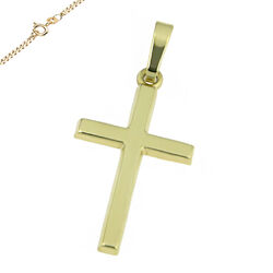  Kreuz Kreuzanhänger 333 Gold Neu Kommunion Konfirmation Taufe auch mit Kette 