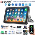 DAB+ 8Core 6+128G Android 14 Carplay Autoradio GPS 1 DIN 360° Drehbar Bildschirm