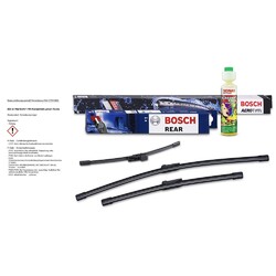 BOSCH AEROTWIN SCHEIBENWISCHER A555S + HECKWISCHER A282H SCHEIBENREINIGER FÜR VW### NUR FÜR 1.2 1.4 1.6 MOTOREN PASSEND ###