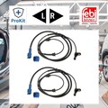 2x ORIGINAL® Febi Bilstein 45229 Sensor, Raddrehzahl Hinten, Links, Rechts