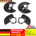 4x ANKERBLECH DECKBLECH BREMSSCHEIBE VORNE HINTEN FÜR OPEL ASTRA H ZAFIRA A B