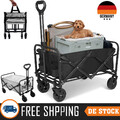 Bollerwagen Faltbar Offroad Transportwagen Handwagen Strandwagen Gartenwagen NEU