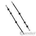 2x BREMSSCHLAUCH / BREMSSCHLÄUCHE VORNE passend für FIAT DOBLO STRADA