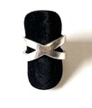 925/- ESPRIT Sterlingsilber Ring, Muster, 3 - 11 mm breit, Gr. 56.