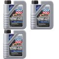 3x 1 Liter  Liqui Moly 1091 MoS2 Leichtlauf 10W-40 Öl Motoröl