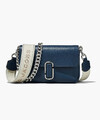 Marc Jacobs J Marc Schultertasche Blau Meer Leder Kette Crossbody