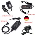AC/DC 12V 24V 1A 2A 3A 5A Steckernetzteil LED Trafo Netzteil Netzadapter Driver
