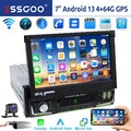7 Zoll 4+64G Android 13 Carplay Autoradio 1 DIN GPS NAVI WiFi RDS Bluetooth +KAM