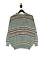 The Sweater Shop Pullover in Größe XL Herren Verrücktes Muster Wolle