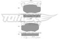 Bremsbelagsatz Scheibenbremse TOMEX Brakes TX 10-34 für CITROËN PEUGEOT RENAULT