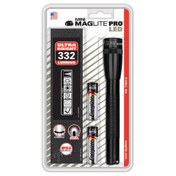 Mini MAGLITE® Pro LED 2AA Taschenlampe • Batterien und Holster