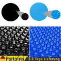 Pool Solarfolie Solarplane PE Solarabdeckung Abdeckplane Luftpolsterfolie Runde 
