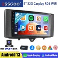 32G DAB+ Carplay Für Smart Fortwo 451 2011-2015 GPS SWC KAM Autoradio Android 13