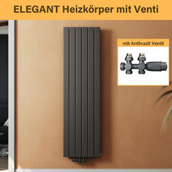 ELEGANT Design Heizkörper Flachheizkörper Paneelheizkörper 1600x465 Doppellagig 