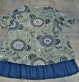 Leichtes Kleid aus Viskose von" DW-Shop" in Gr.50 , A- Linie