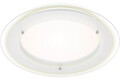 Deckenleuchte Briloner Leuchten Free LED Deckenlampe Back Light Effekt Glas Weiß