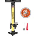 Fahrradpumpe Hochdruck Standpumpe mit Manometer 160 PSI Gelb PVC