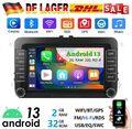 7" Android 13 Autoradio Carplay GPS Für VW Golf 5 6 Passat Touran Polo Tiguan
