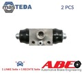 C5X019ABE RADBREMSZYLINDER TROMMELBREMSE HINTEN ABE 2PCS FÜR VAUXHALL AGILA I