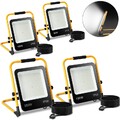 50-200W LED Flutlicht Stativ Scheinwerfer IP66 Baustrahler Gelb Fluter