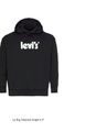 LEVI`S Herren Hoody Sweatshirt Kapuze Schwarz Gr. 4XL XXXXL