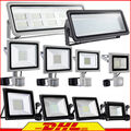 LED Fluter mit Bewegungsmelder Stecker 10-100W Außen Strahler Scheinwerfer Lampe