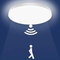 LED Deckenleuchte mit Bewegungsmelder Deckenlampe Sensor Küche Bad Flur Lampe