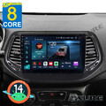 Android 14 4G+64G Autoradio CarPlay GPS NAV DSP WIFI Für Jeep Compass 2017-2020