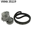 SKF Keilrippenriemensatz VKMA 35119 für GTC CC A05 ZAFIRA A04 T98 ASTRA OPEL M75