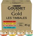 Nestle PURINA Gourmet Gold Raffiniertes Ragout Katzenfutter nass,(96 x 85g)