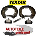 Textar Bremsbacken + Radzylinder hinten für Opel Agila Suzuki Splash Swift