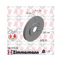 2x Bremsscheibe ZIMMERMANN 100.1235.20 passend für VAG VW (FAW) VW (SVW)
