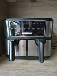 Tolle Heißluftfritteuse mit Doppelkammer 10L  Heissluftfritteuse XXL (gebraucht)