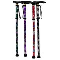 Aluminium Gehstock leicht verstellbar faltbar faltbar Reisestock Floral