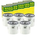 5x MANN-FILTER W 7008 ÖLFILTER MIT EINEM RÜCKLAUFSPERRVENTIL ANSCHRAUBFILTER