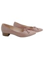 PETER KAISER Pumps Damen Elegant Rosa Leder Tierdruck Schleife Gr. 39