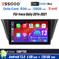 DAB+ Autoradio Carplay Android 13 GPS Navi Wifi Für Iveco Daily 2014-2022 128GB