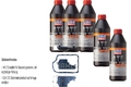 5 L LIQUI MOLY Top Tec ATF 1200 MAHLE Getriebeölfilter für Mazda 3 1.6 MZR 2.0