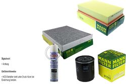 MANN-FILTER + LIQUI MOLY Klima-Reiniger für VW Multivan V VI Transporter Bus