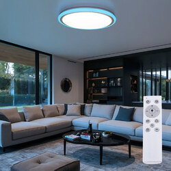 Sterneneffektlampe Deckenleuchte Deckenlampe dimmbar RGB LED Fernbedienung CCT 