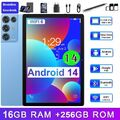 2025 Neueste Tablet Android 14 16GB+256GB Octa Core 8000mAh HD 10 Zoll Dual SIM