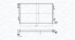 MAGNETI MARELLI KÜHLER WASSERKÜHLER passend für AUDI A3 SEAT ALTEA LEON TOLEDO