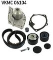 SKF VKMC 06104 Wasserpumpe + Zahnriemensatz für RENAULT