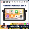 Carplay Autoradio KAM GPS NAV RDS WIFI Android 13 Für BMW E46 M3 Rover 325 1+32G