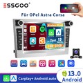 Android 14 Autoradio GPS Navi KAM RDS Für Opel Zafira B Corsa D Astra H Vectra C