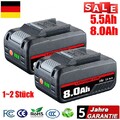 2x 8,0Ah Akku Für Einhell 18V Ersatzakku POWER X-CHANGE Lithium PXC Batterien