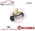 RADBREMSZYLINDER TROMMELBREMSE PAAR HINTEN BREMBO A 12 286 2PCS P NEU