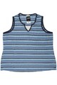 Ulla Popken Top Damen Trägertop Tanktop Unterhemd Gr. EU 54 Blau #f16fmec