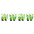 4 PCS Aquatische Dekoration Aquarium Gefälschte Wasserpflanzen Für